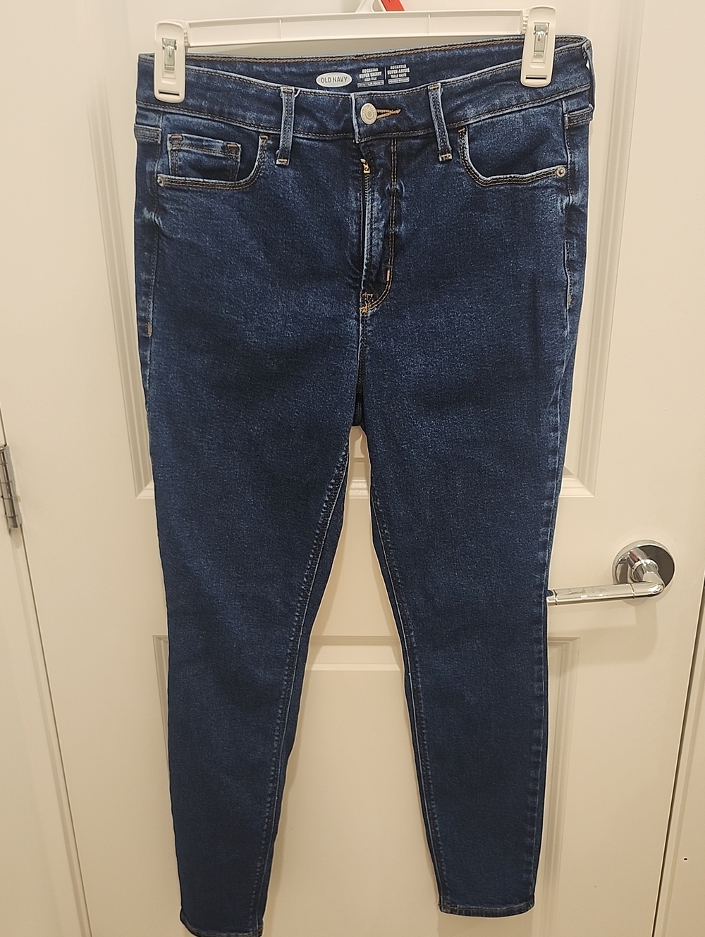Old Navy Women's Rockstar Super Skinny High Rise Secret Slim Pocket Size 10
